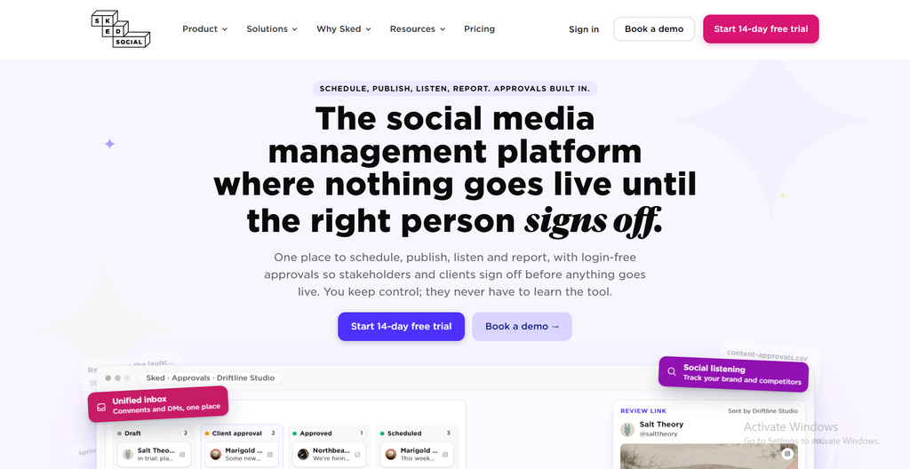 Sked Social operated as Schedugram