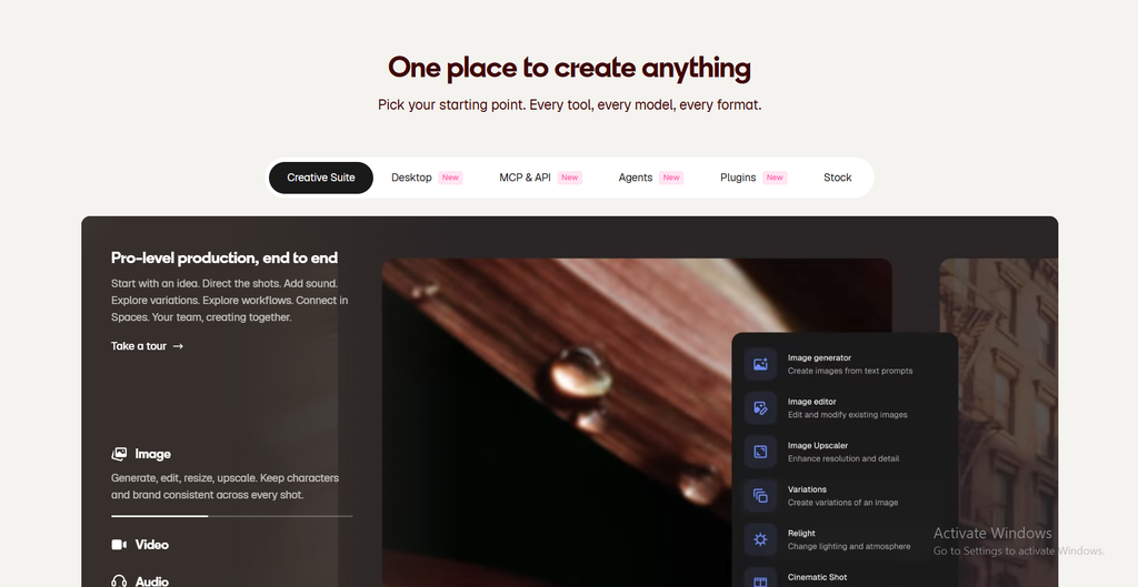 Magnific's expanded creative suite